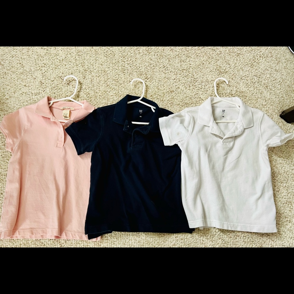 Gap small 6/7 boys polos short sleeve